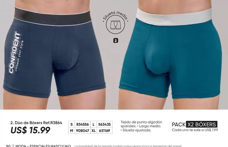 uno - Dúo de Boxers Ref.3864