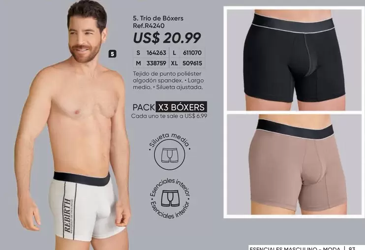 uno - Trio de Boxers