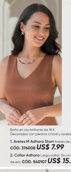 Aretes M Adhara Start Aretes