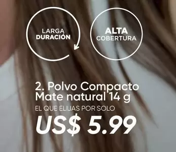 mate - Polvo Compacto Mate natural