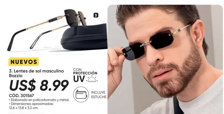 Sol - Lentes de sol masculino