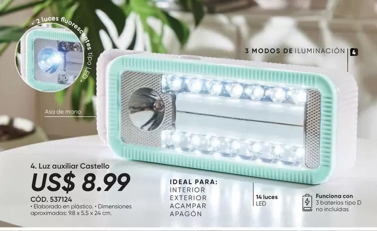 Funciona - Luz auxiliar Castello