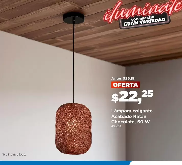 Foco - Lámpara colgante