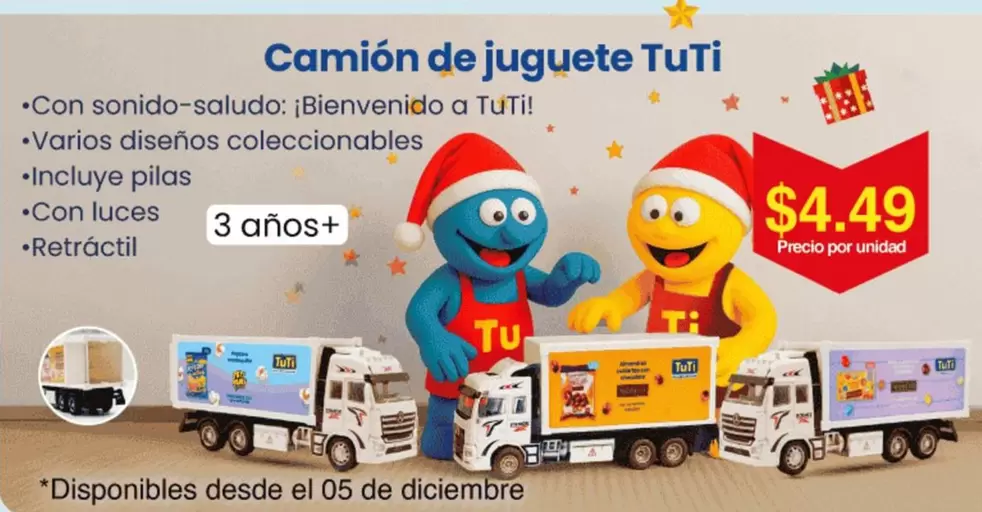 Camión de juguete TuTi