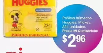 Huggies - Pañitos húmedos Mickey