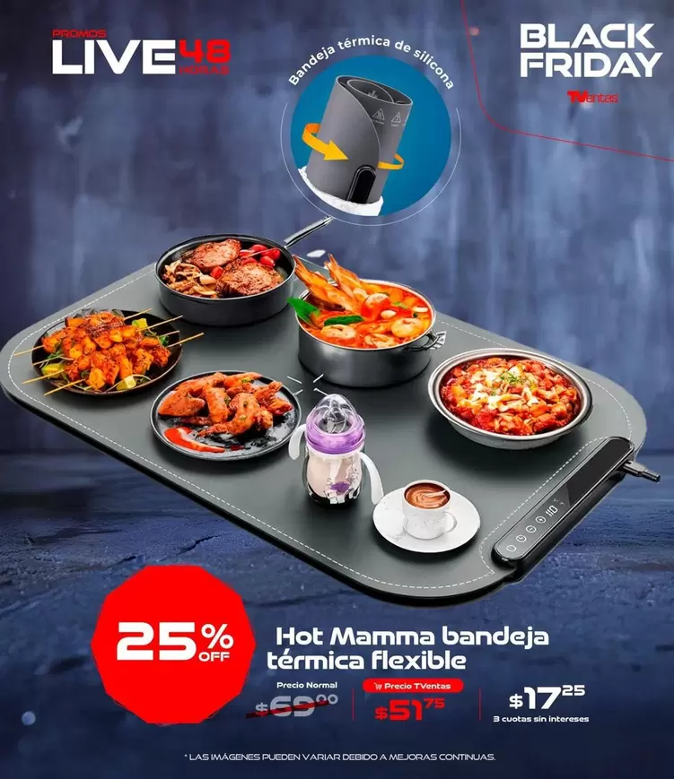 Hot Mamma bandeja térmica flexible