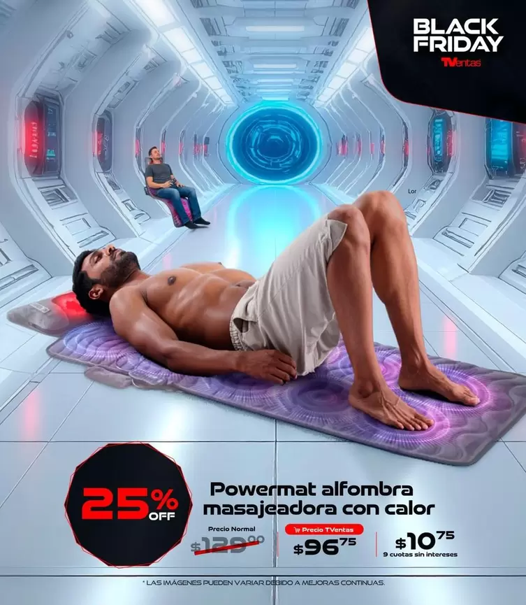 Powermat alfombra masajeadora con calor