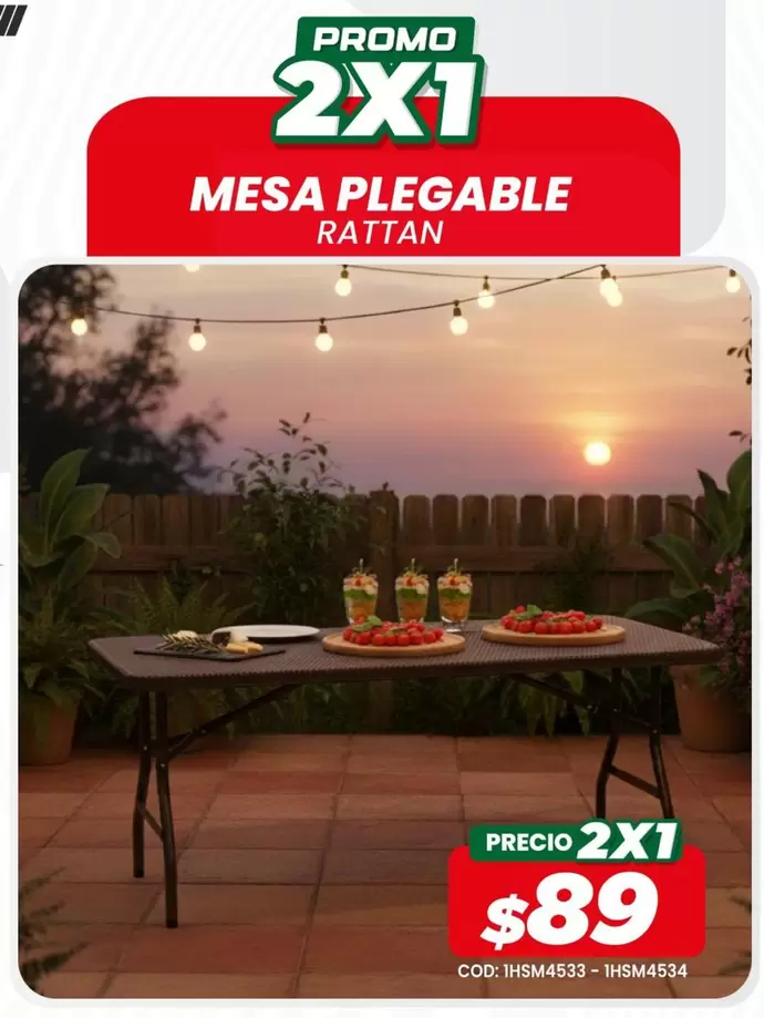MESA PLEGABLE