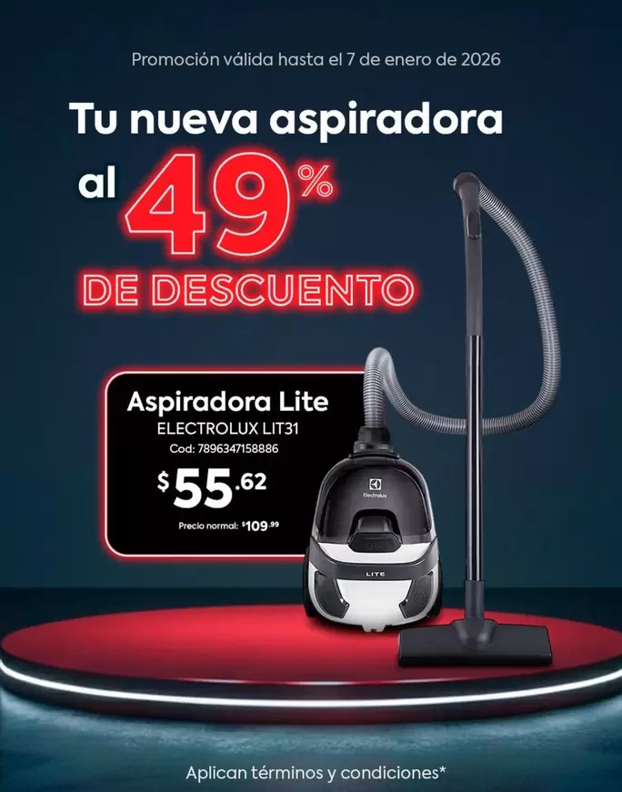 Promoción - Aspiradora Lite LIT31