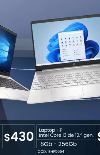 HP - Intel Core i3 de 12.º gen.