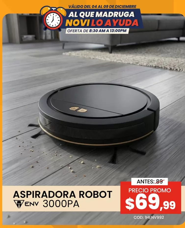 ASPIRADORA ROBOT 3000PA