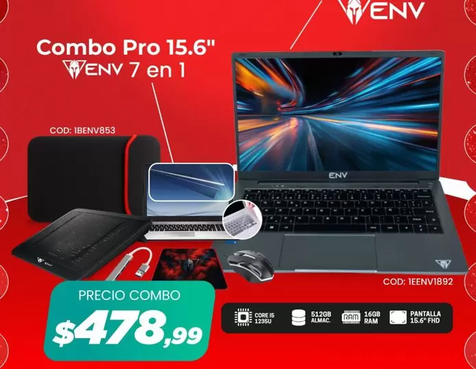 Pro - Combo 15.6" 7 en 1