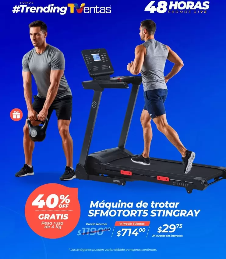 Imágenes - Máquina de trotar SFMOTORTS STINGRAY