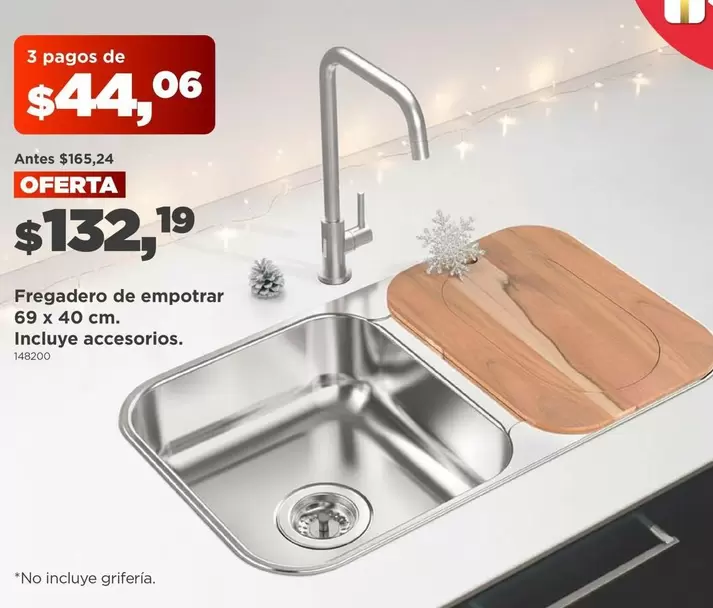 Fregadero de empotrar