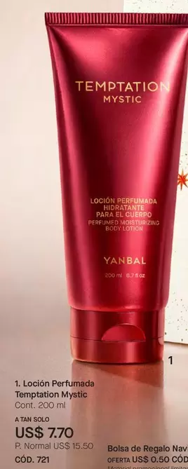 Yanbal - Loción Perfumada Temptation Mystic