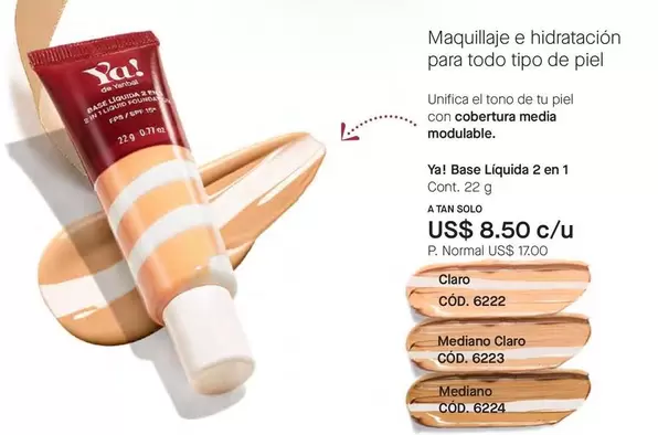 Yanbal - Base Liquida 2 en 1