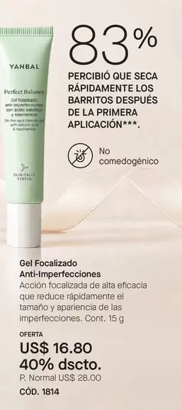 Yanbal - Gel Focalizado Anti-Imperfecciones