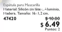 Espátula para Mascarilla