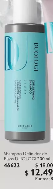 Oriflame - Shampoo Definidor de Rizos DUOLOGI
