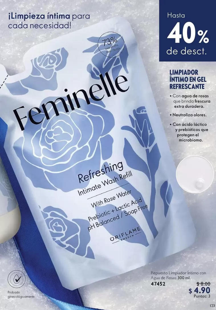 Oriflame - LIMPIADOR INTIMO EN GEL REFRESCANTE