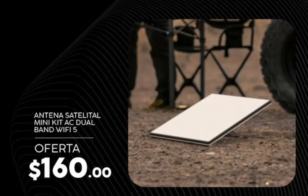 ANTENA SATELITAL MINI KIT AC DUAL BAND WIFI 5