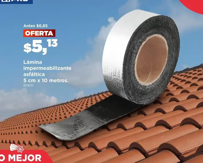 Lámina impermeabilizante asfáltica