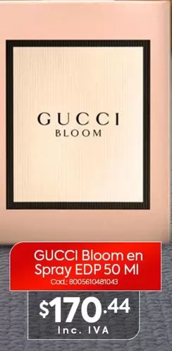 Bloom en Spray EDP 50 MI
