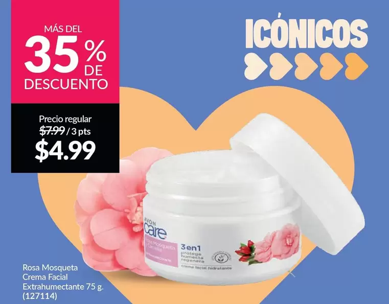 Rosa -  Mosqueta Crema Facial Extrahumectante