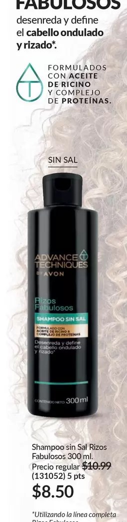 Avon - Sin Sal Ricos Fabulosos 300ml