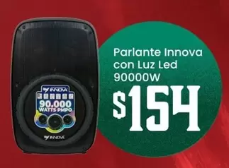 Innova - Parlante con Luz Led 90000W