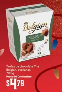 Trufas de chocolate, avellanas
