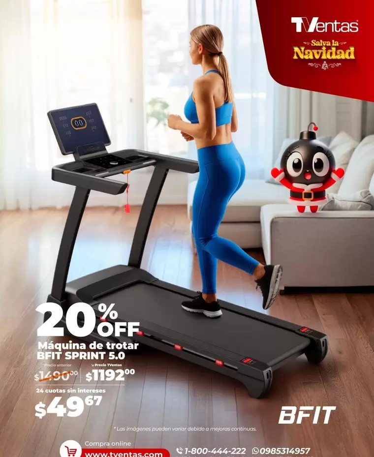 Imágenes - Maquina de trotar BFIT SPRINT 5.0