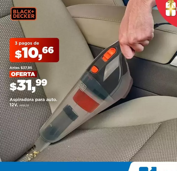 Aspiradora para auto.