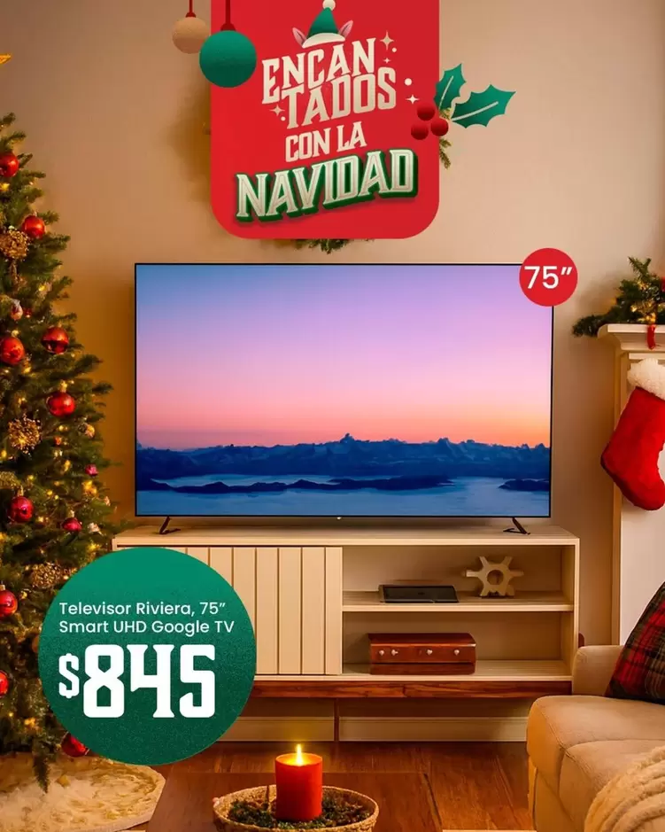 Televisor Smart UHD Google TV