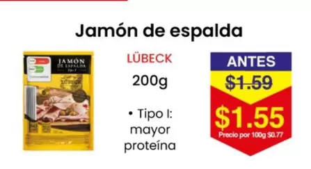 Jamón de espalda
