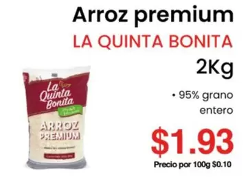 Arroz premium