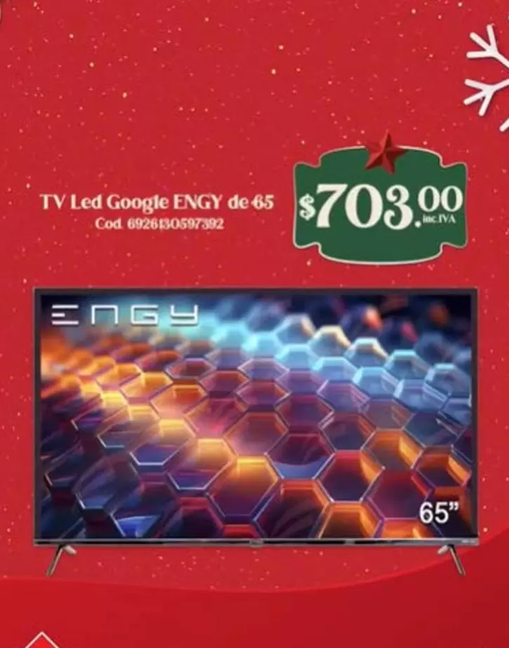TV Led Google ENGY de 65