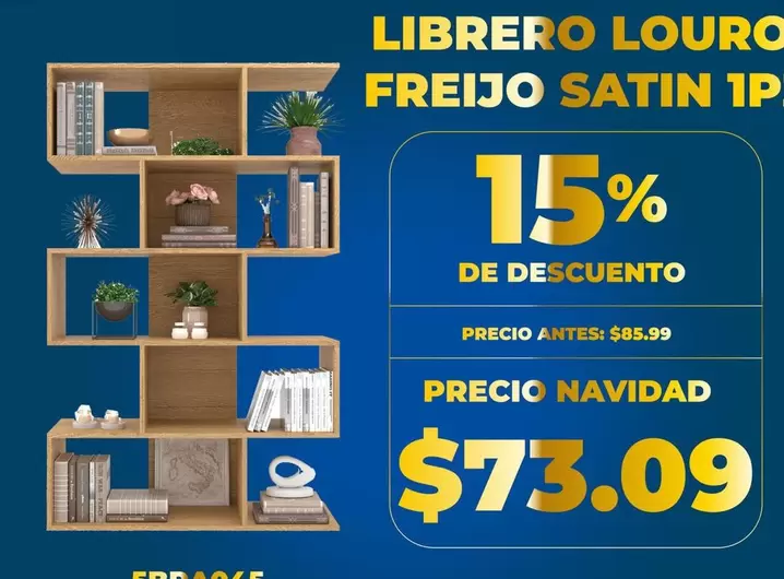 LIBRERO LOURO FREIJO SATIN 1P.