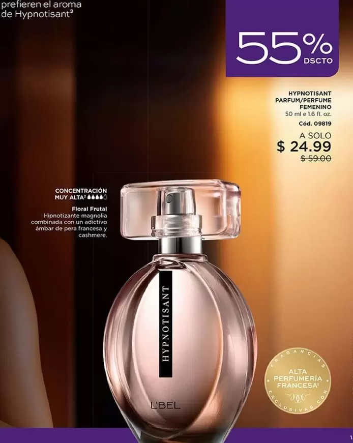 HYPNOTISANT PARFUM/PERFUME FEMENINO