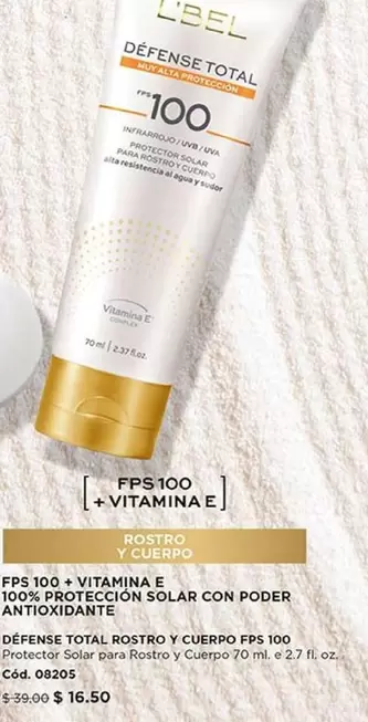 DEFENSE TOTAL ROSTRO Y CUERPO FPS 100