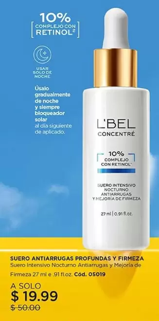 L'bel - Suero Antiarrugas Profundas y Firmeza