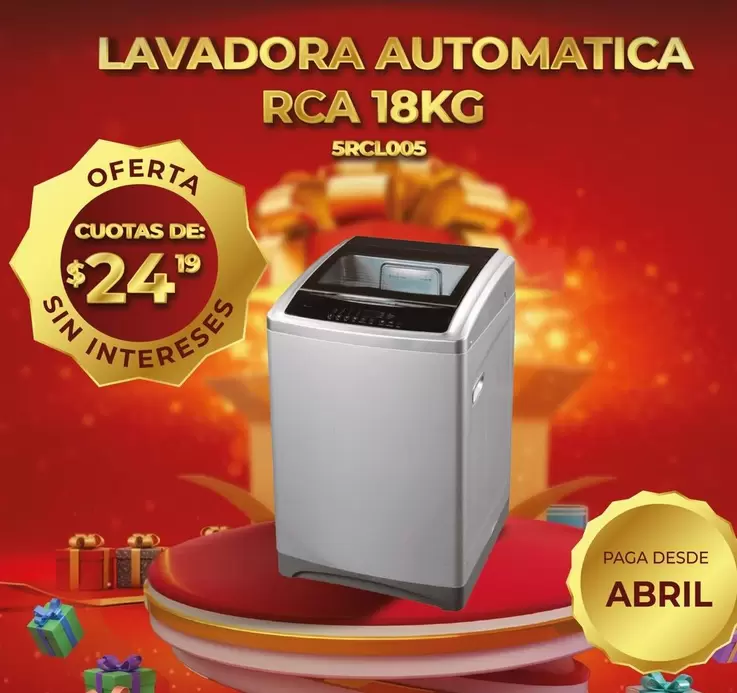 LAVADORA AUTOMATICA 18KG 5RCL005