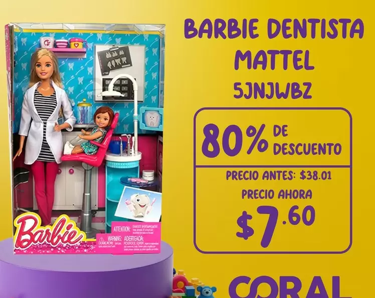 Mattel - BARBIE DENTISTA 5JNJWBZ