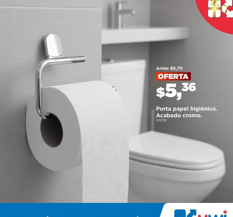 Porta -  papel higiénico