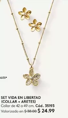 Libertad - VIDA EN LIBERTAD (COLLAR + ARETES)