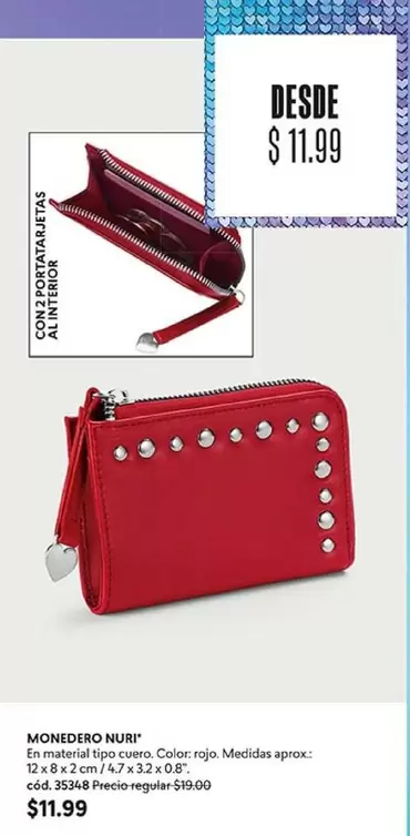 Rojo - MONEDERO MURI