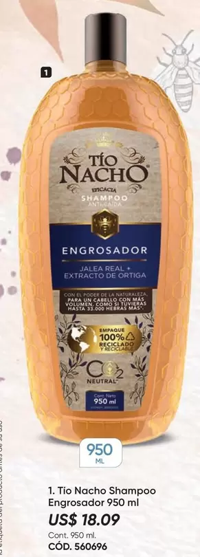 Real - Shampoo Engrosador 950 ml