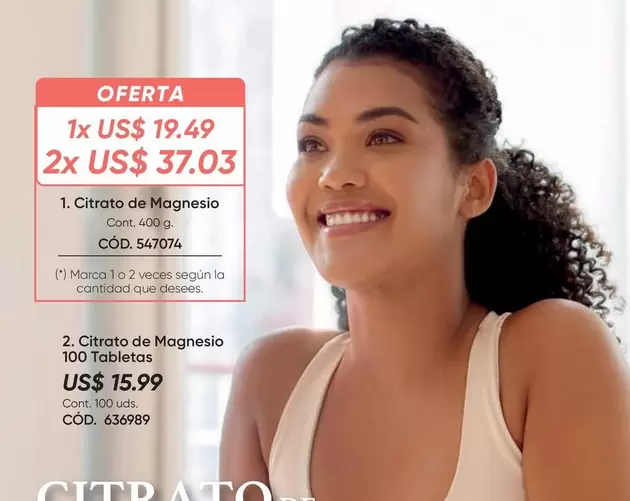 Citrato de Magnesio