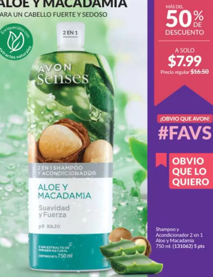 Avon - Aloe y Macadamia
