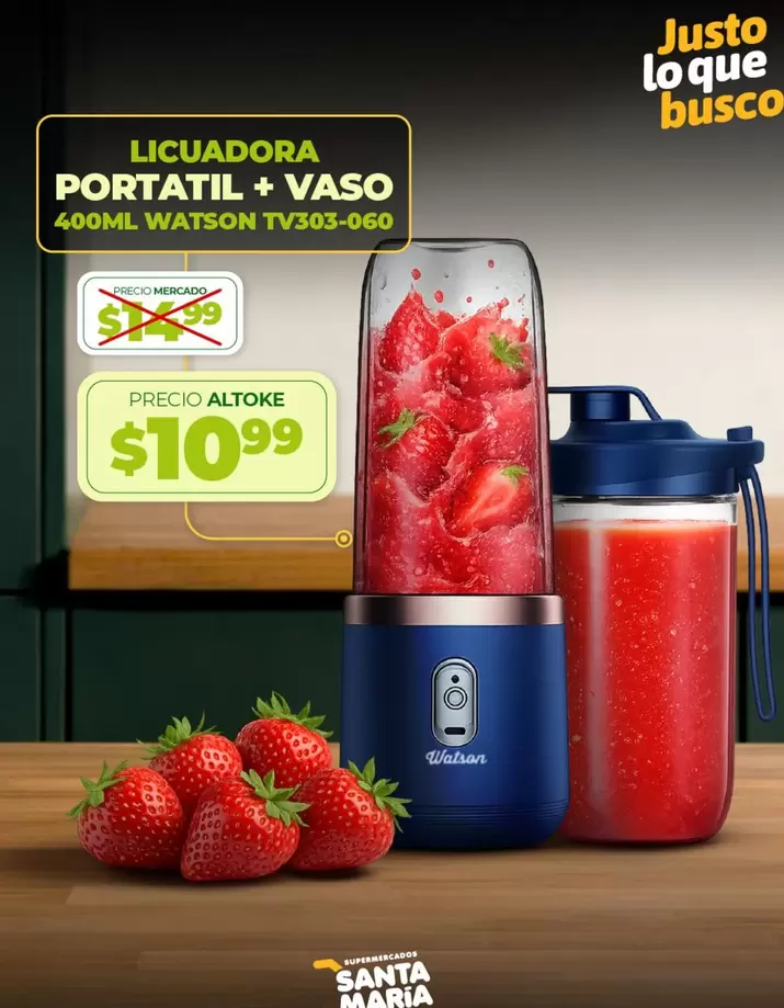 María - PORTATIL + VASO